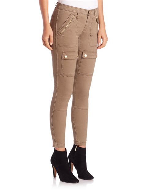 michael kors skinny cargo pants|Michael Kors pants for women.